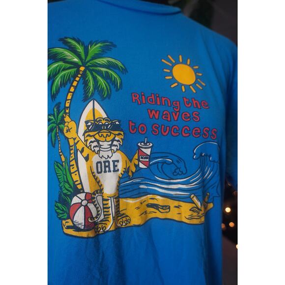 Vintage 90s Riding the Wave Tee - Picture 5 of 5